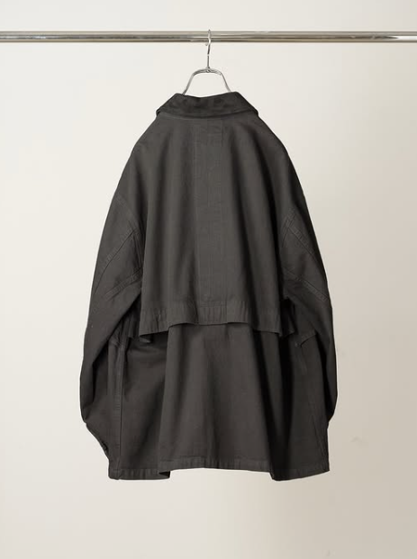 AGING DENIM HALF JACKET