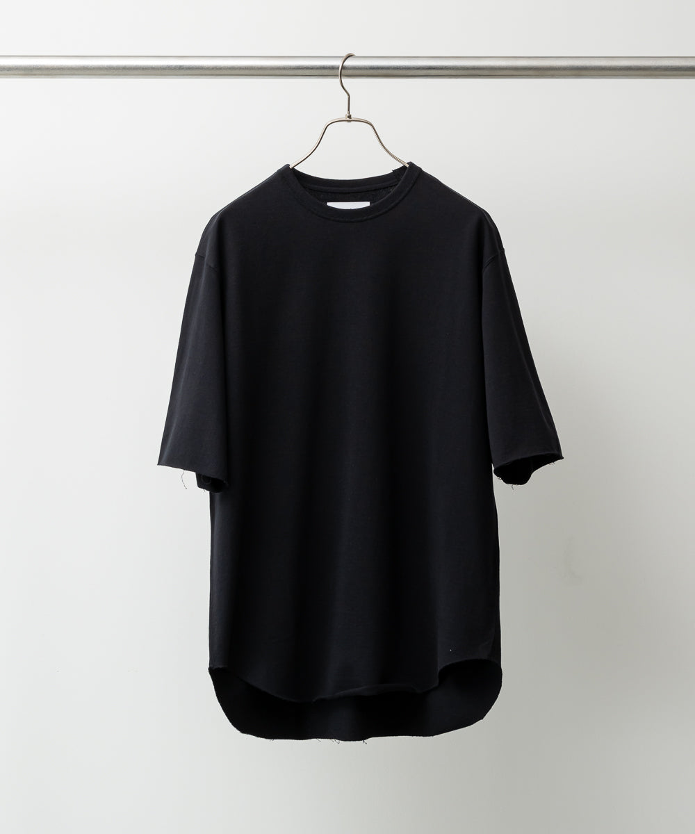 ROUND HEM CREW NECK S/S / オーガニック超長綿空紡インレイ