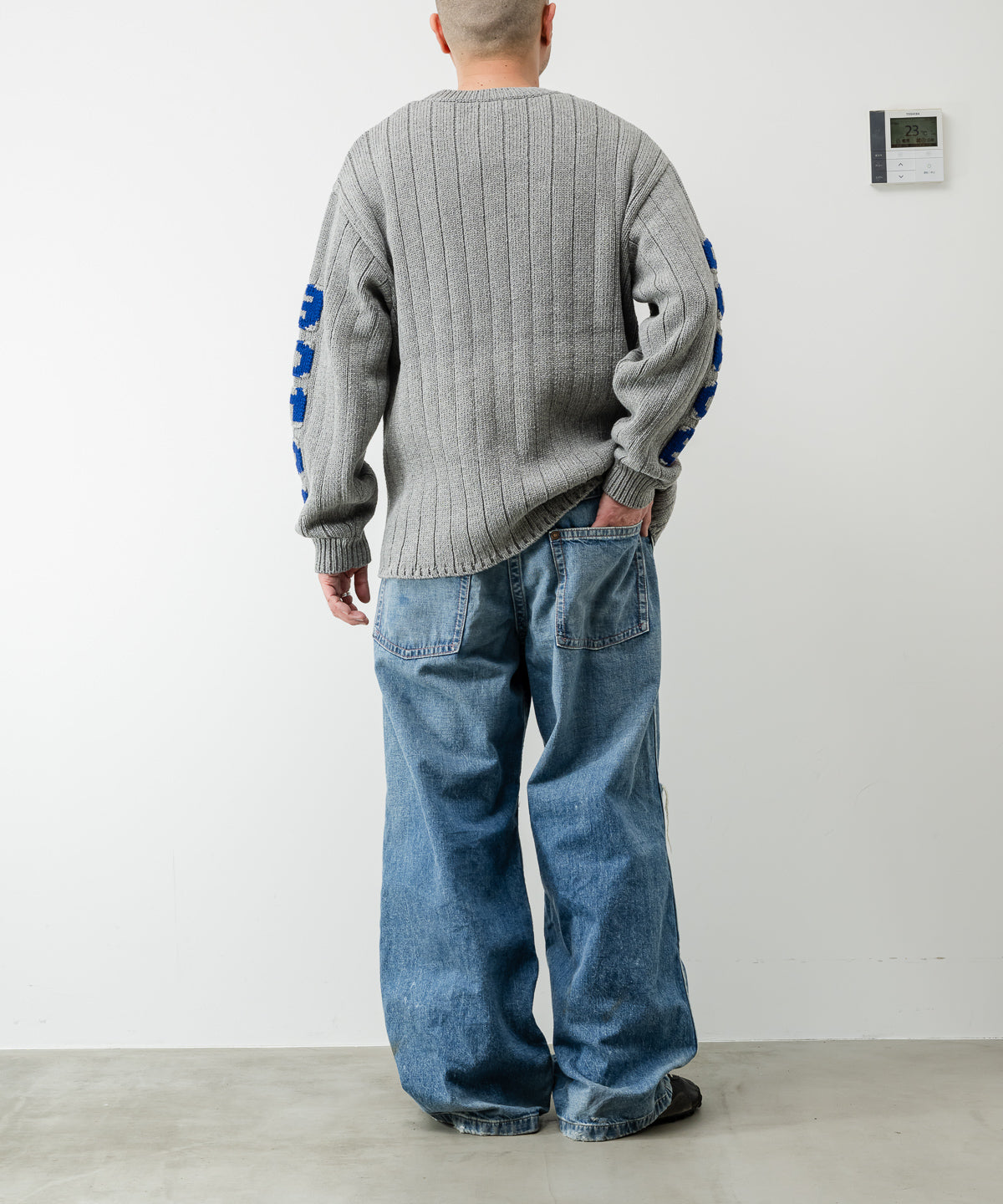 KNITTED RACING SWEATER