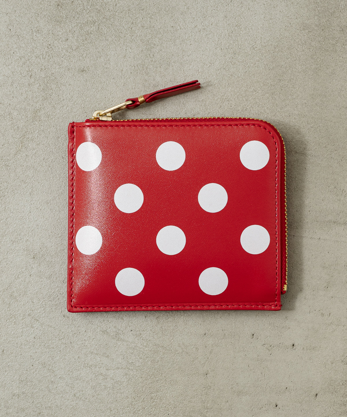 DOTS PRINTED L ZIP WALLET