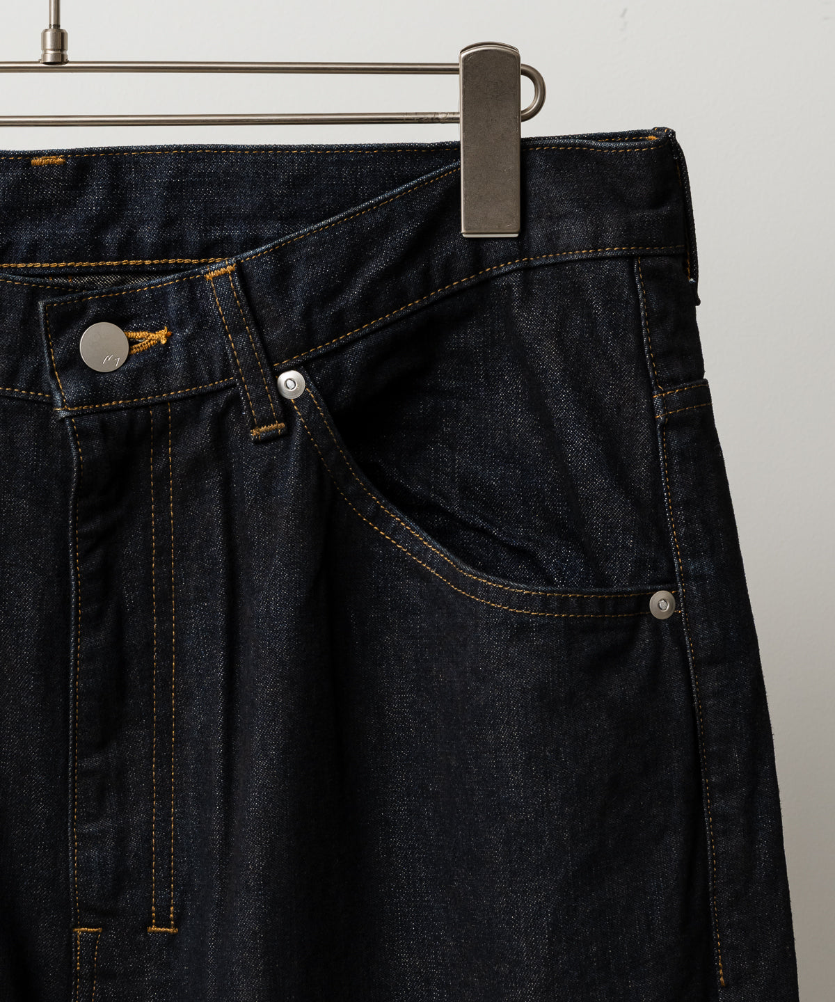 STRAIGHT WIDE DENIM PANTS OW