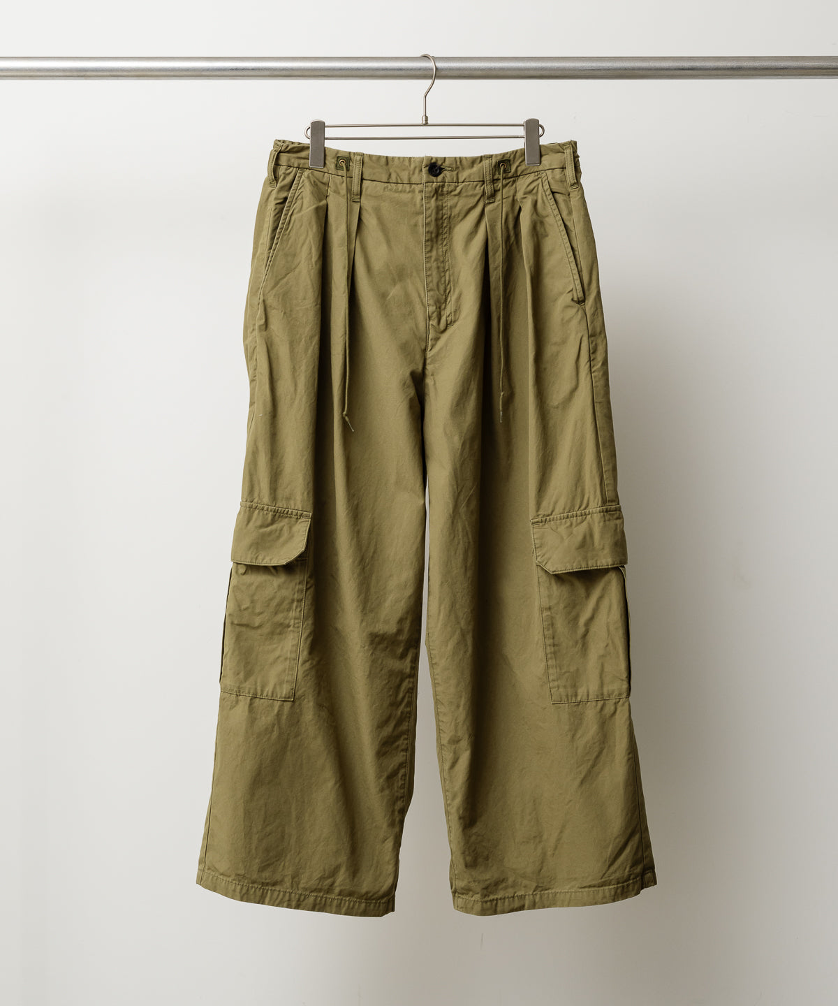 POPLIN CARGO PANTS