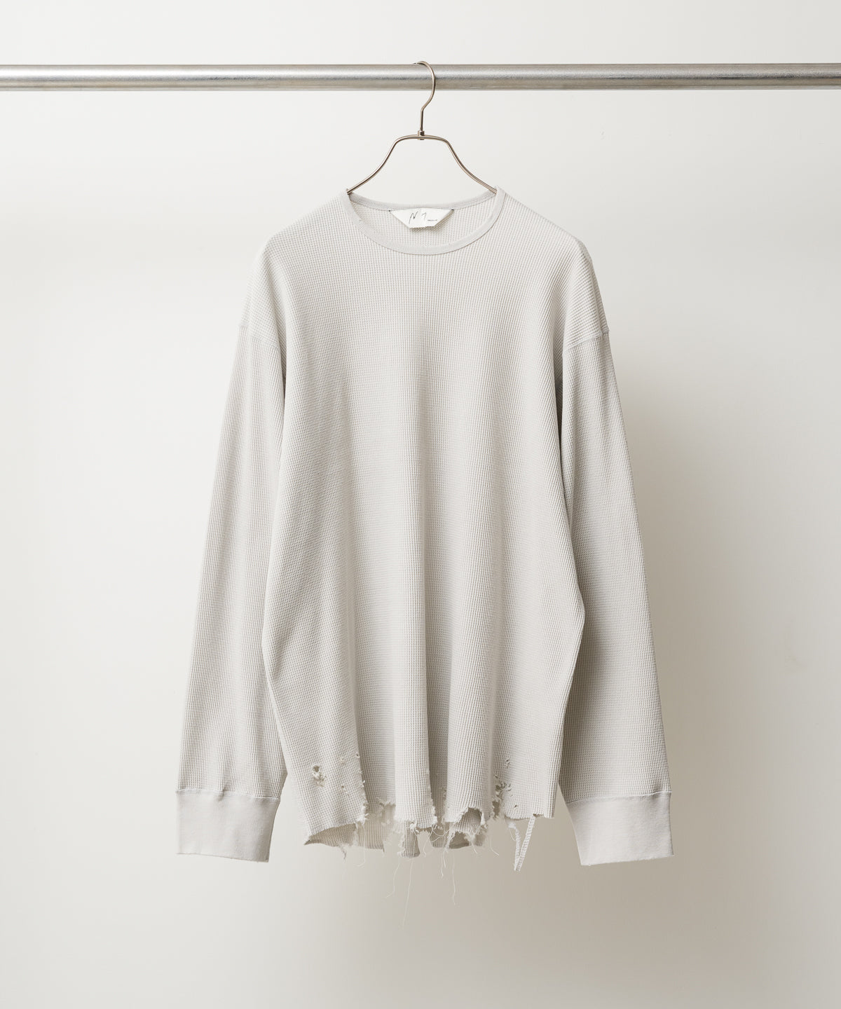 DAMAGE WAFFLE CREW LS