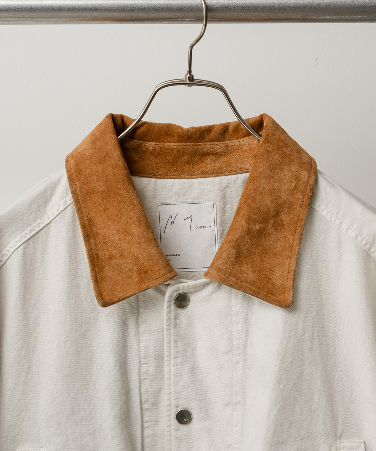 AGING DENIM HALF JACKET