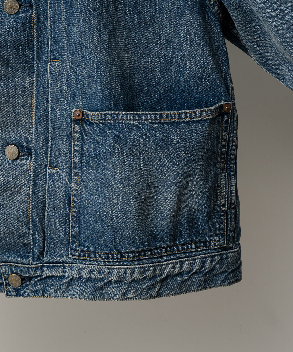 VINTAGE WASHED SELVEDGE DP JKT