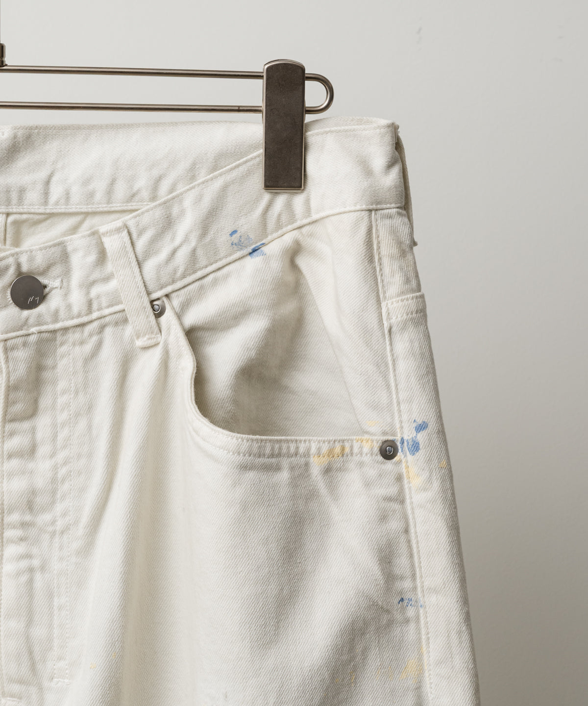 STRAIGHT WIDE DENIM PANTS