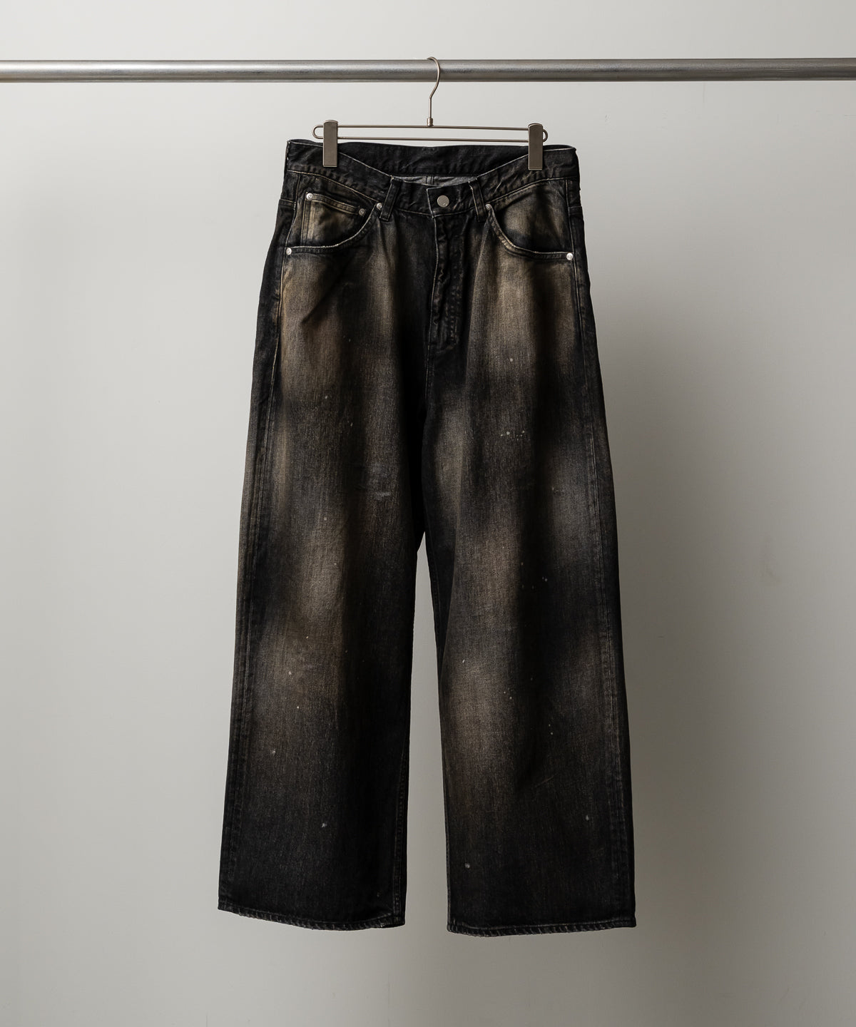 STRAIGHT WIDE DENIM PANTS