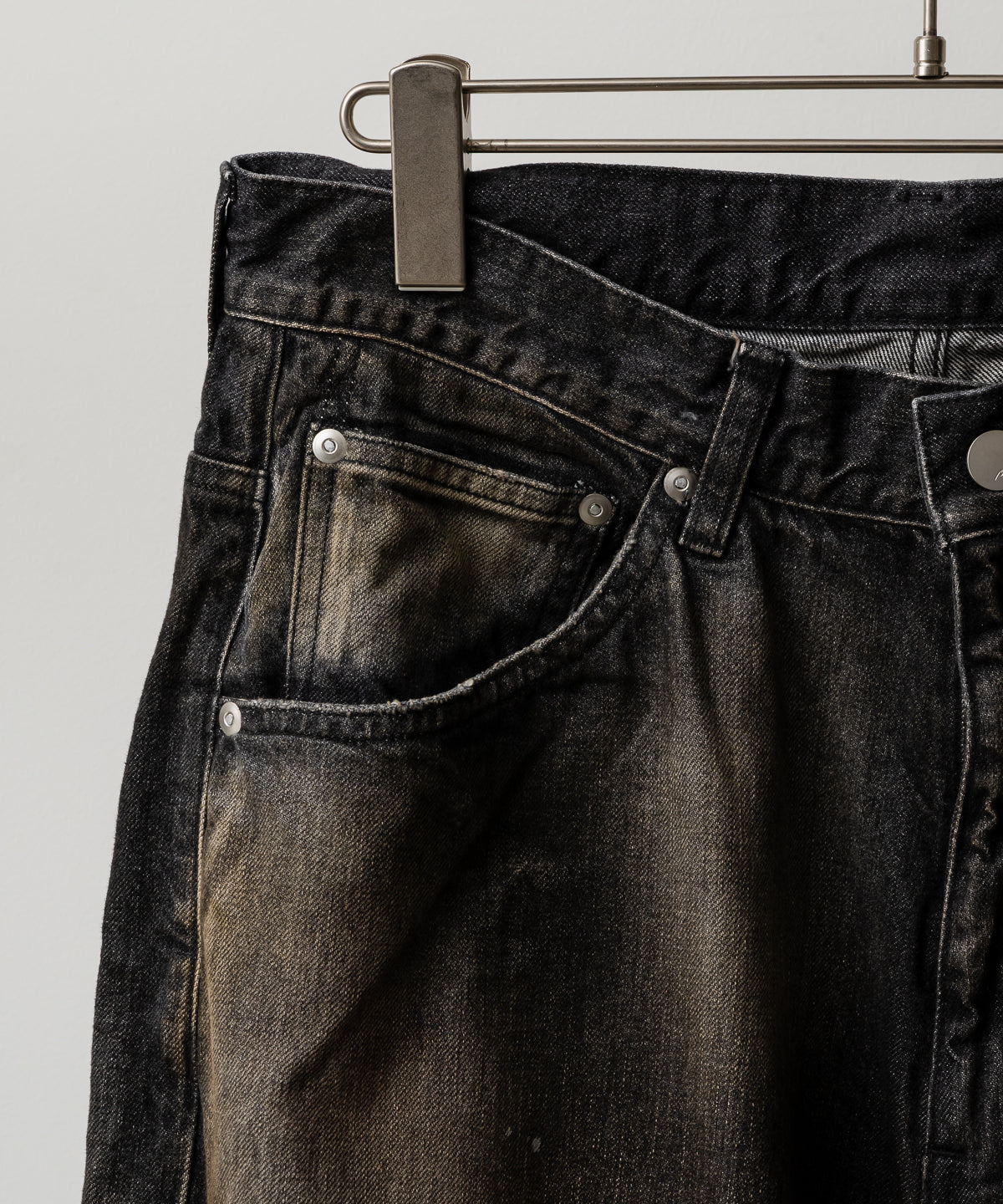 STRAIGHT WIDE DENIM PANTS
