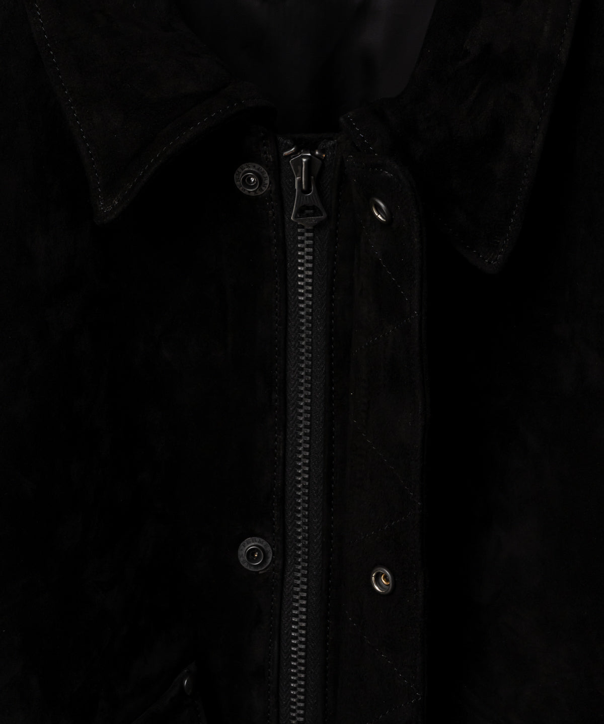 CALF SUEDE LEATHER FLIGHT JKT