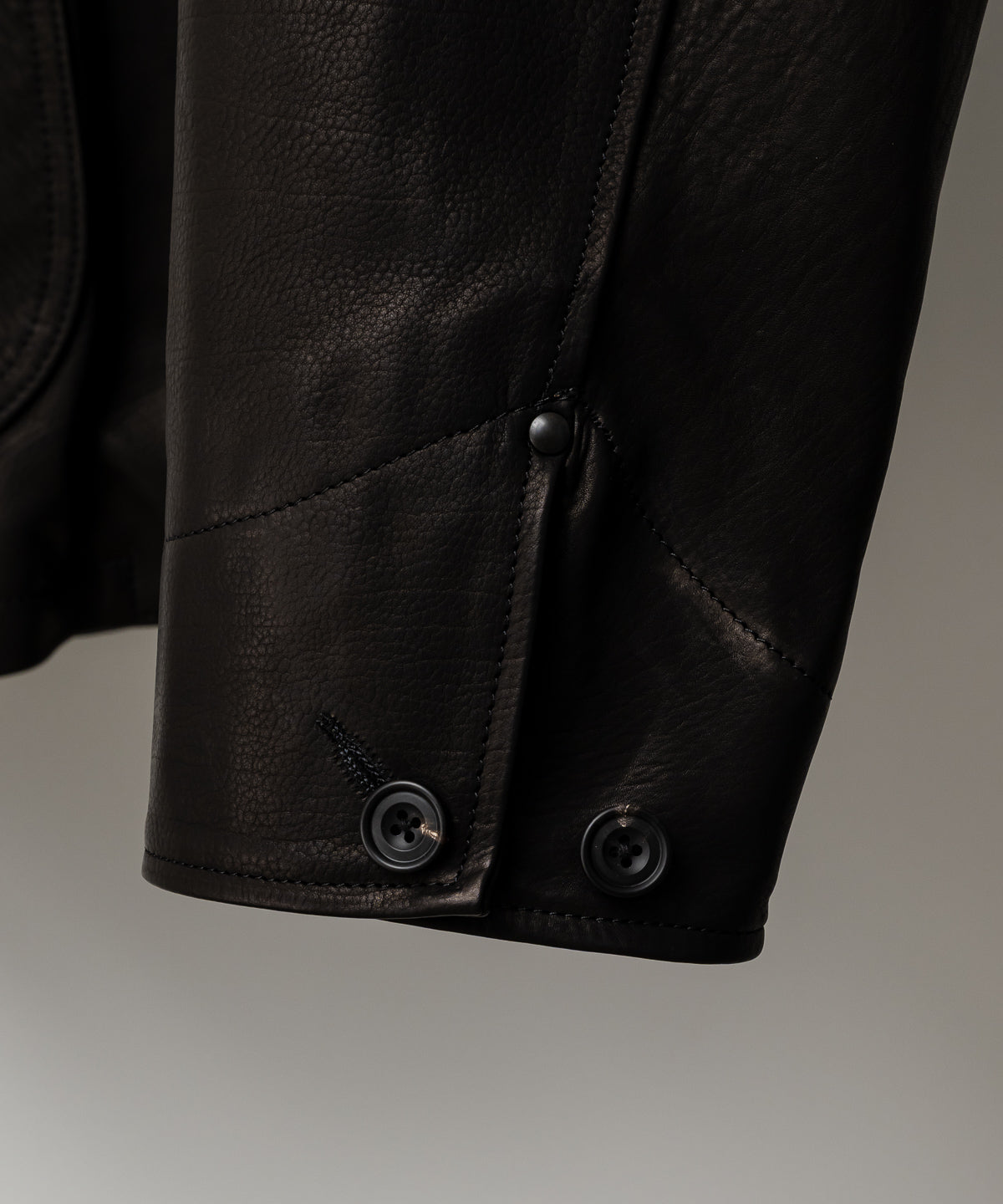 CALF LEATHER COVERALL JKT