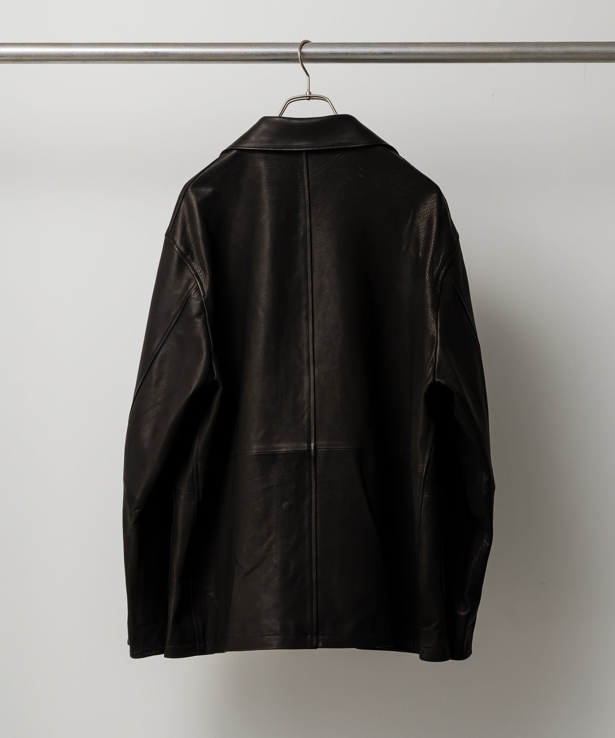 CALF LEATHER COVERALL JKT