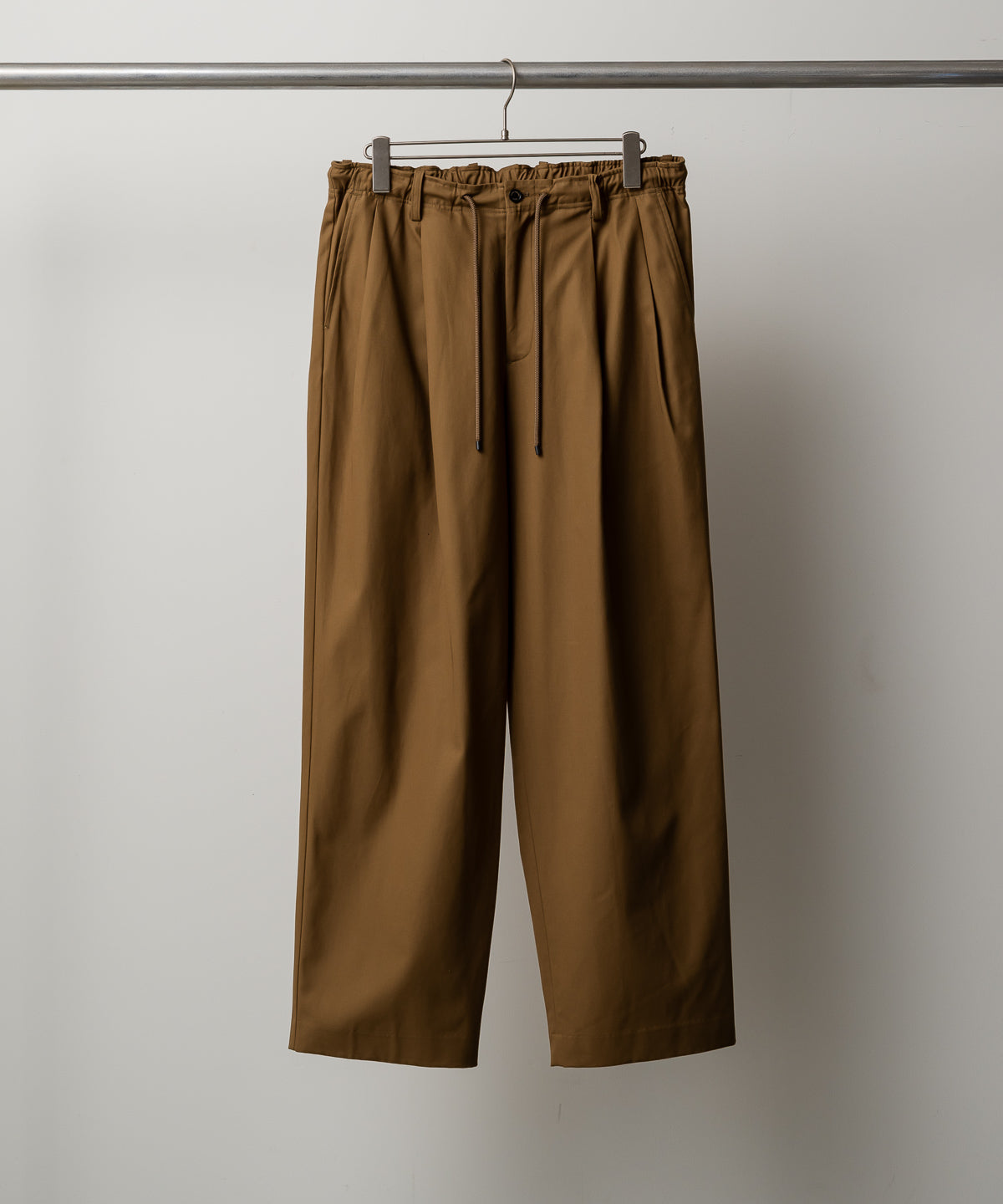DOUBLE PLEATED EASY TROUSERS