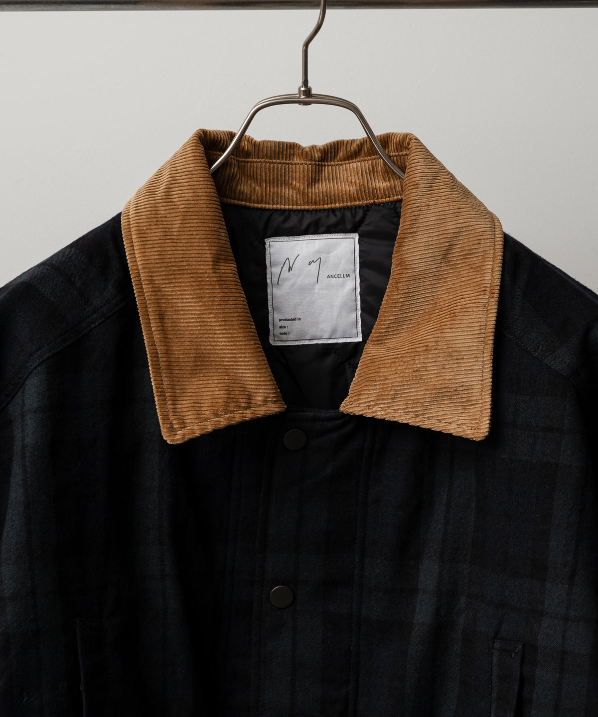 CHECK HALF JACKET