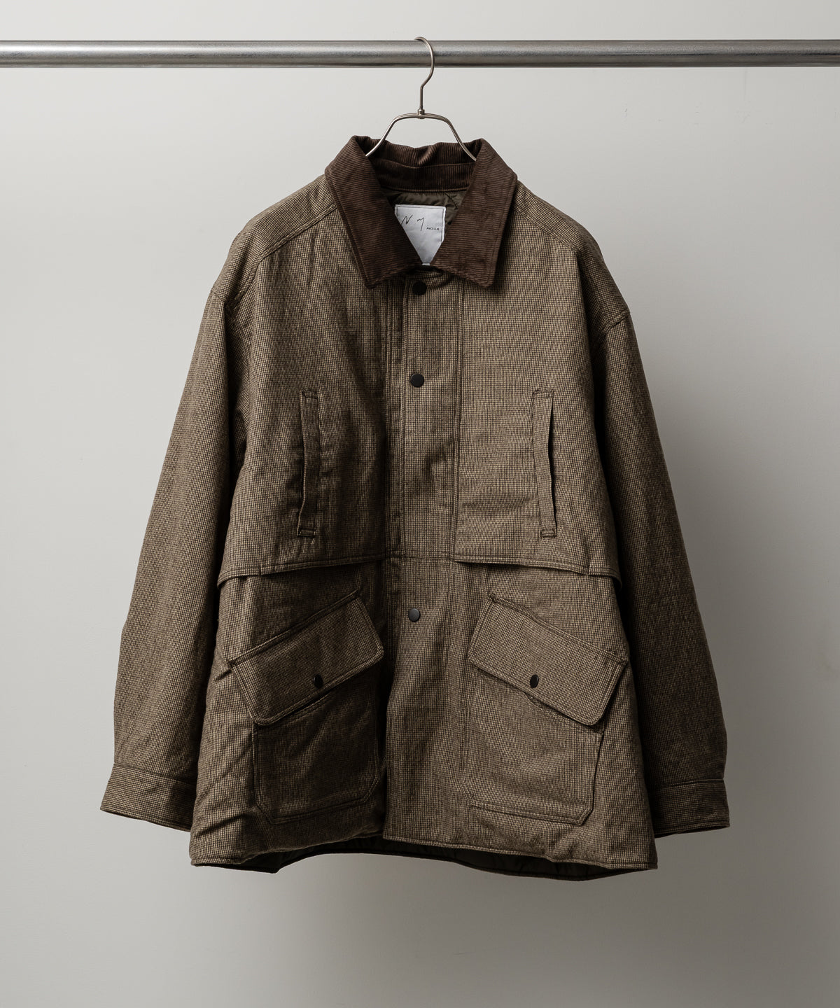 CHECK HALF JACKET