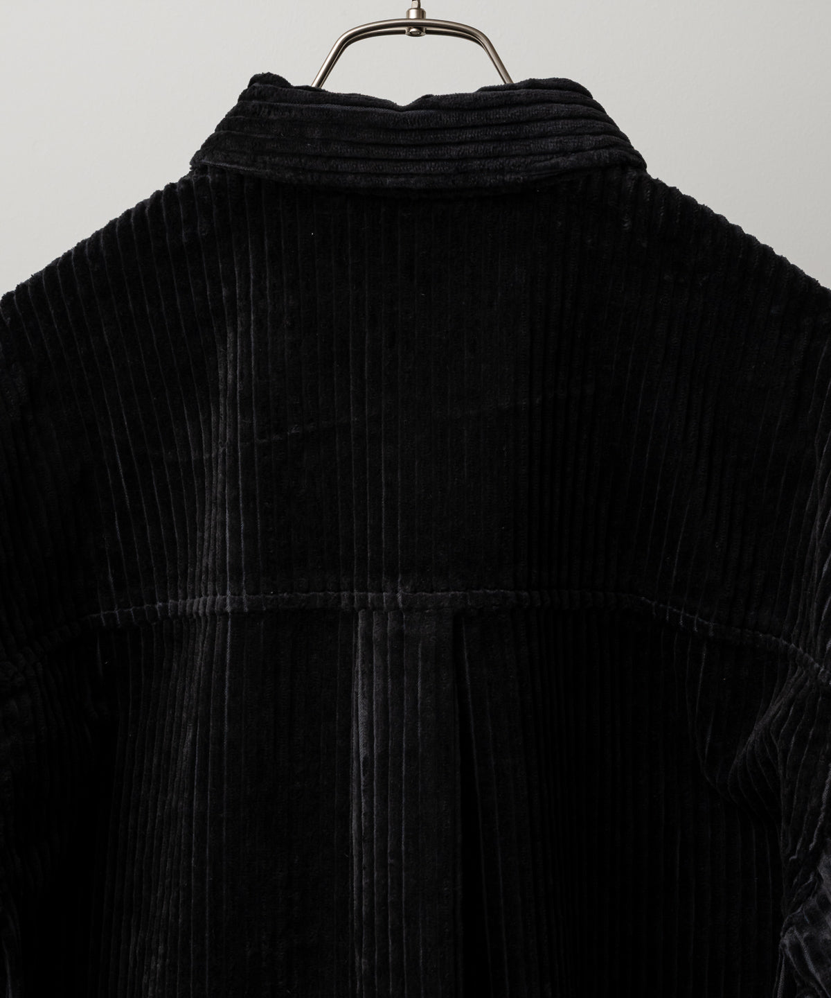 CORDUROY OPEN COLLAR SHIRT