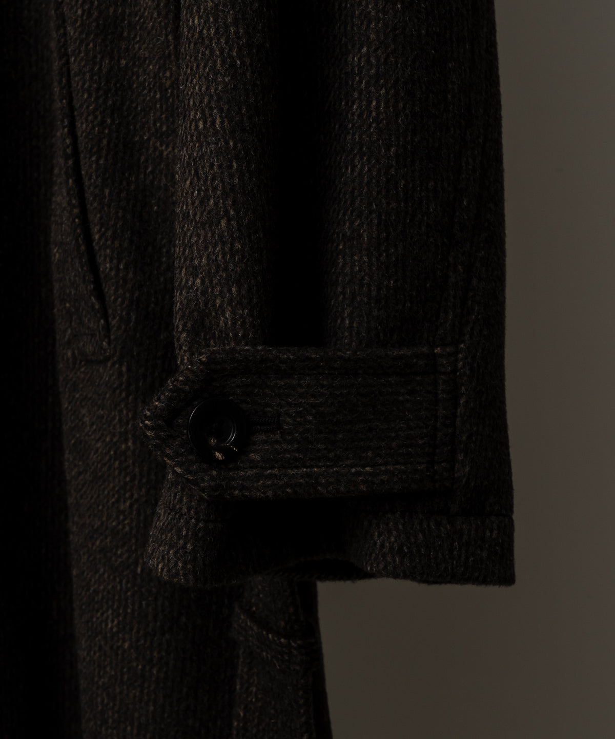 WOOL BLANKET BALMACAAN COAT