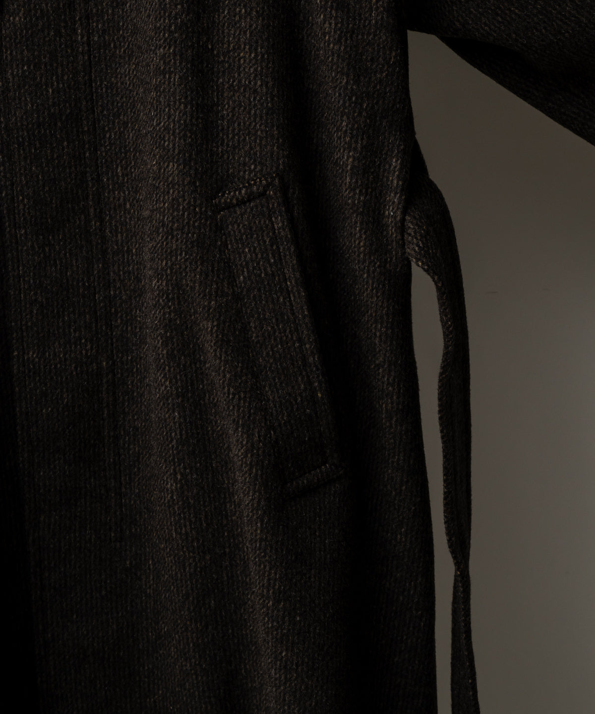 WOOL BLANKET BALMACAAN COAT