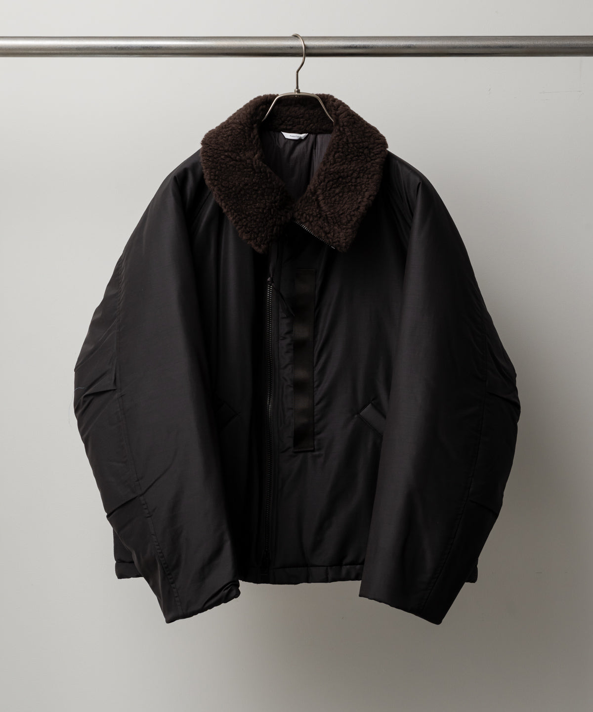 Light Wool Nylon Puffer Jacket