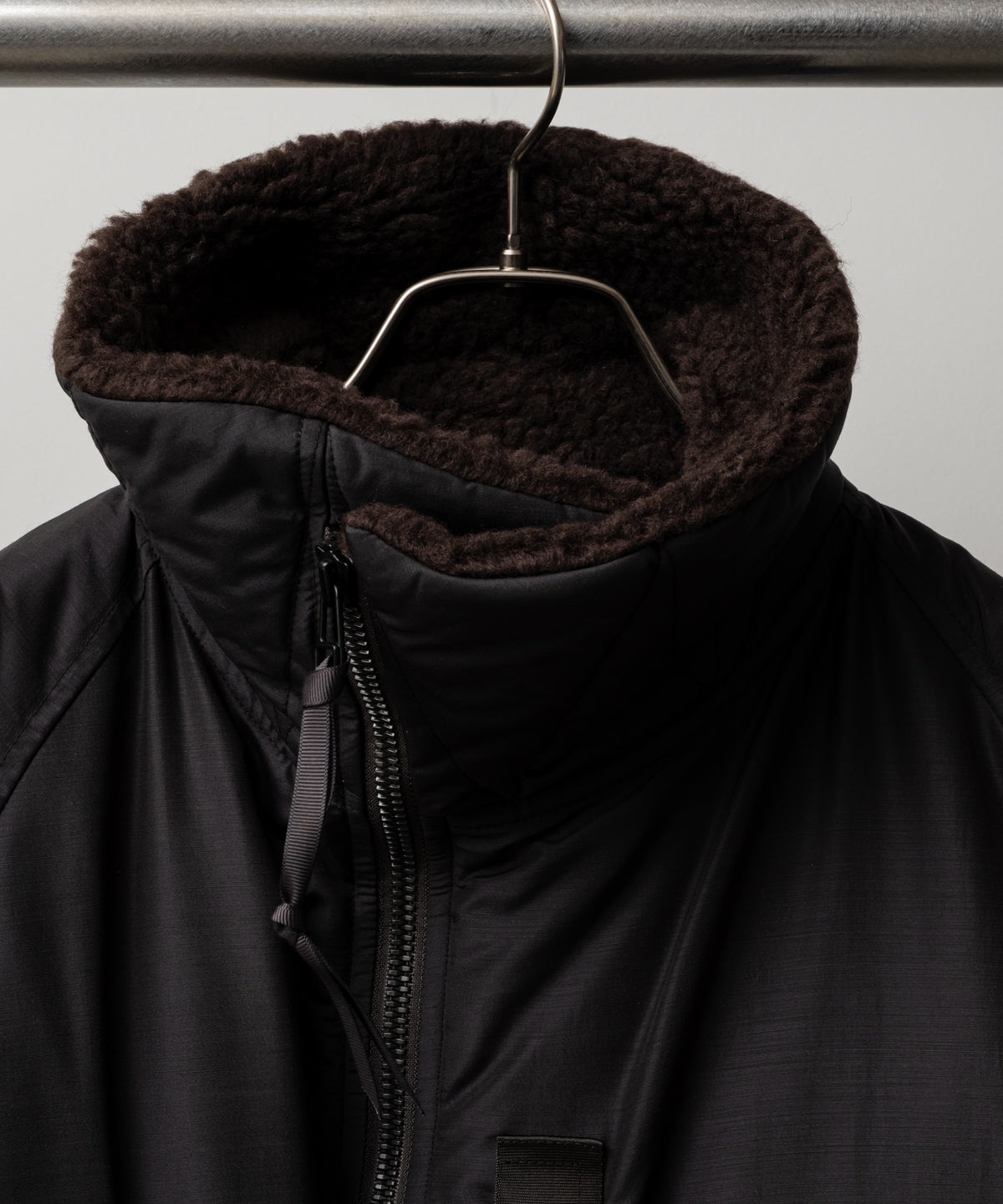 Light Wool Nylon Puffer Jacket