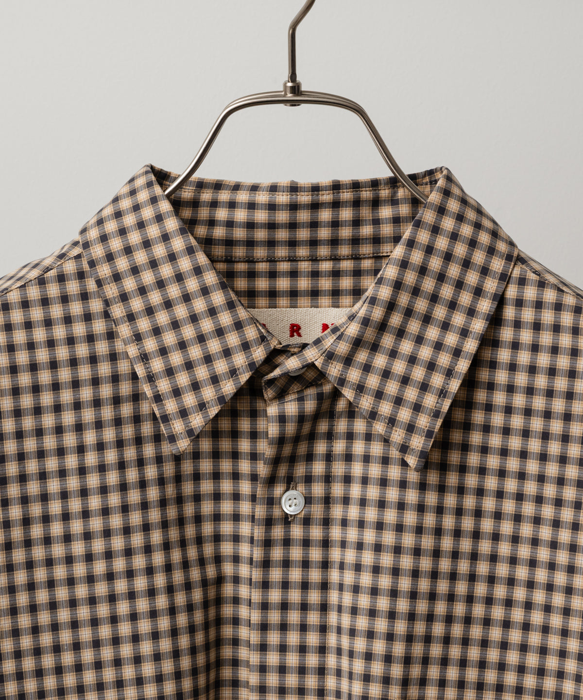 YARN DYED CHECK POPLIN SHIRT