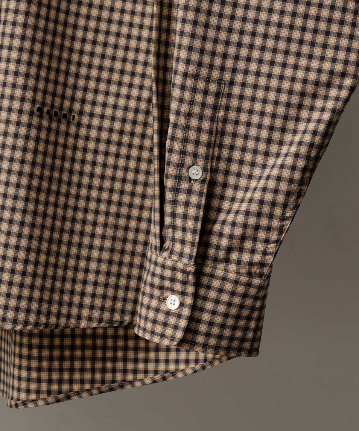 YARN DYED CHECK POPLIN SHIRT