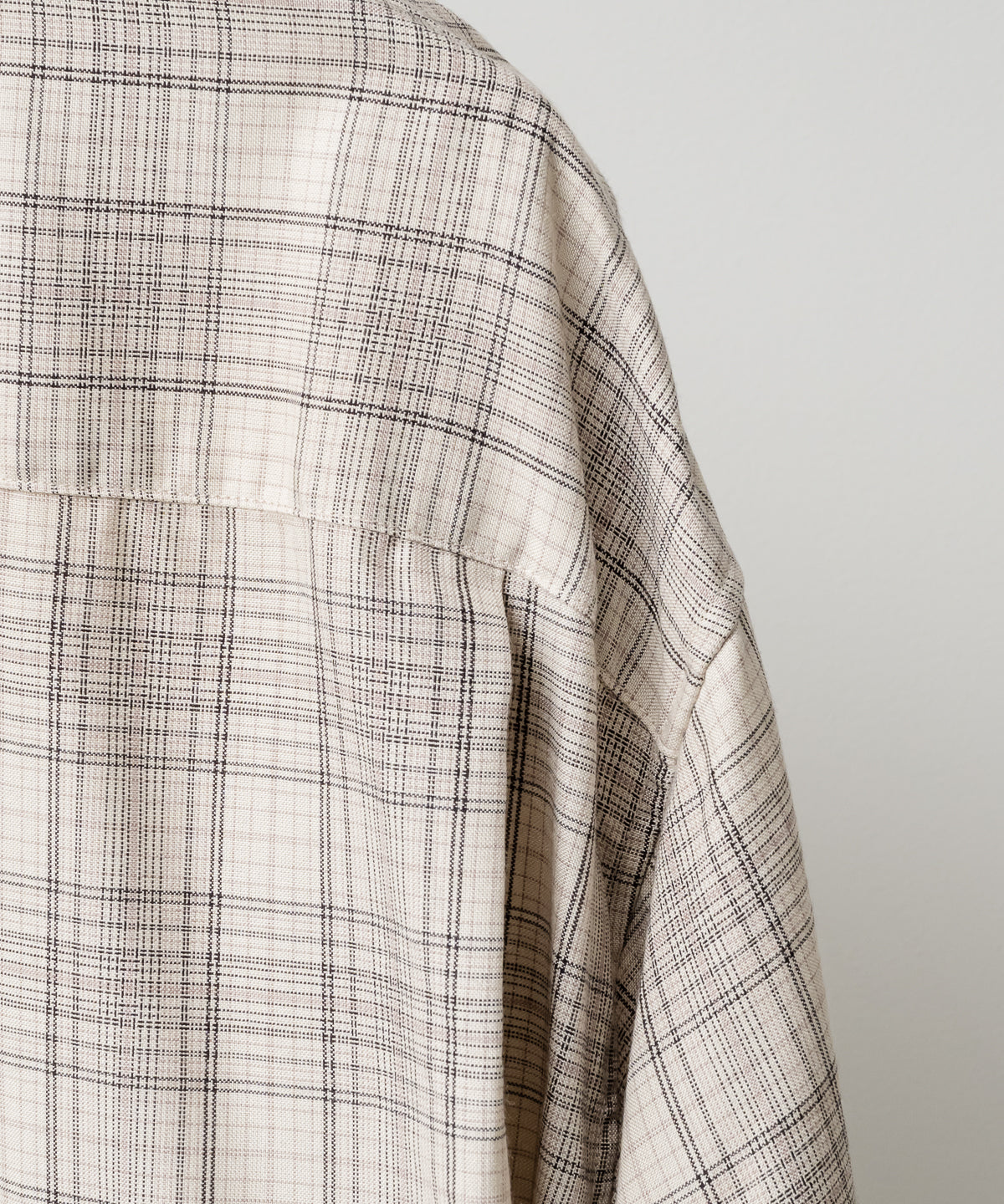 SOLD OUT >> AGING RAYON CHECK SHIRT