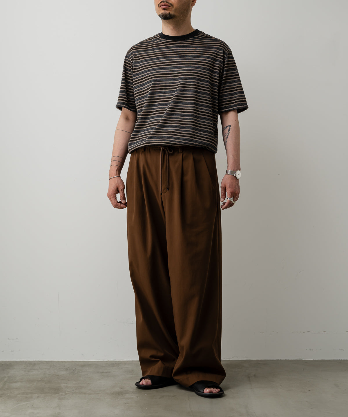 WOOL CREW NECK TEE