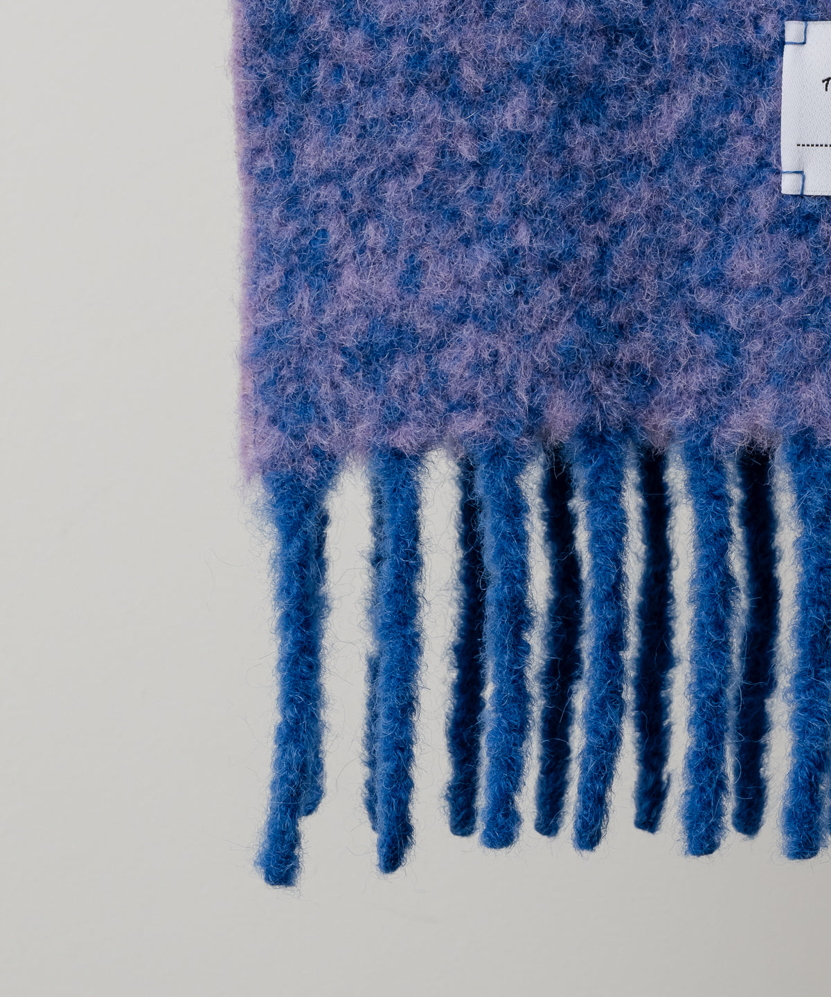 Two Colour Woolly Scarf