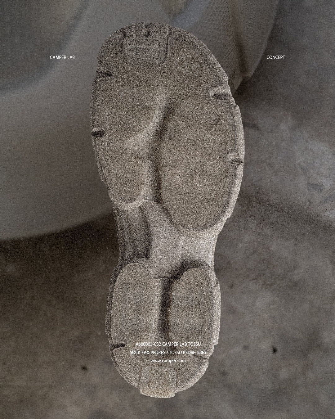 Stone Grey Tossu - CAMPERLAB × CONCEPT(K)