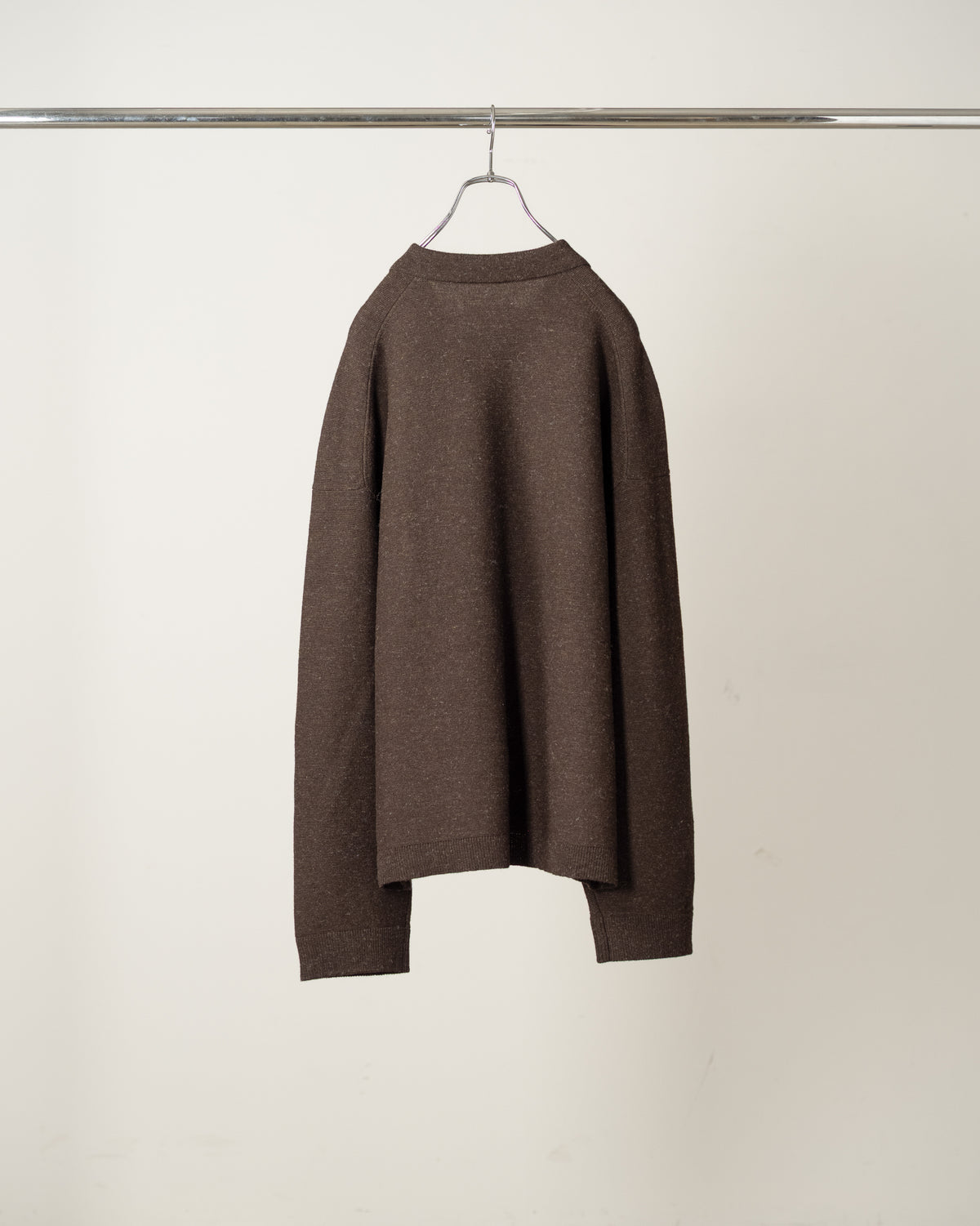 SHETLAND WOOL KNIT SHIRT
