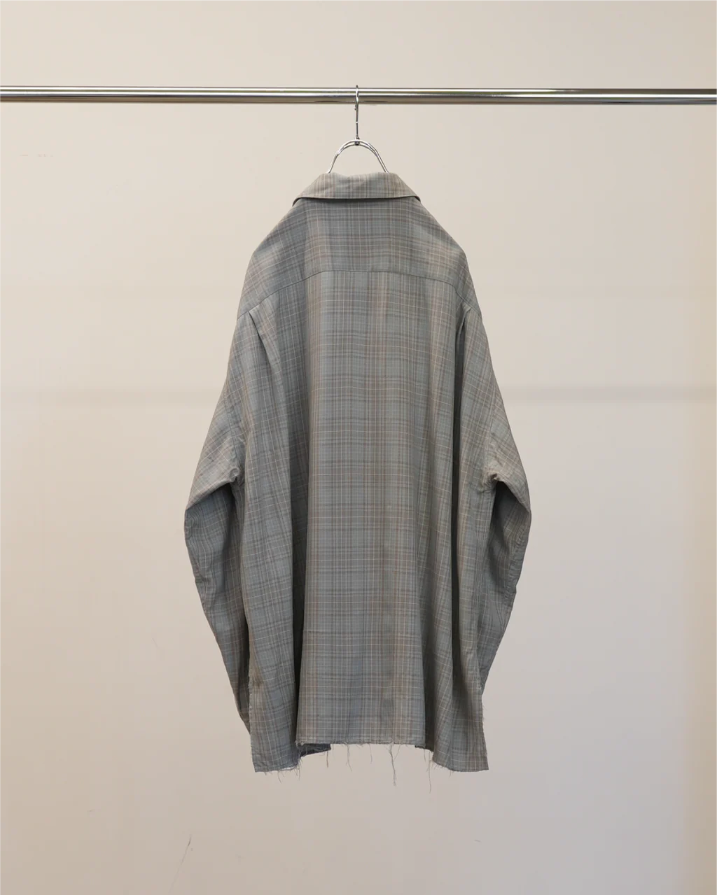 SOLD OUT >> AGING RAYON CHECK SHIRT