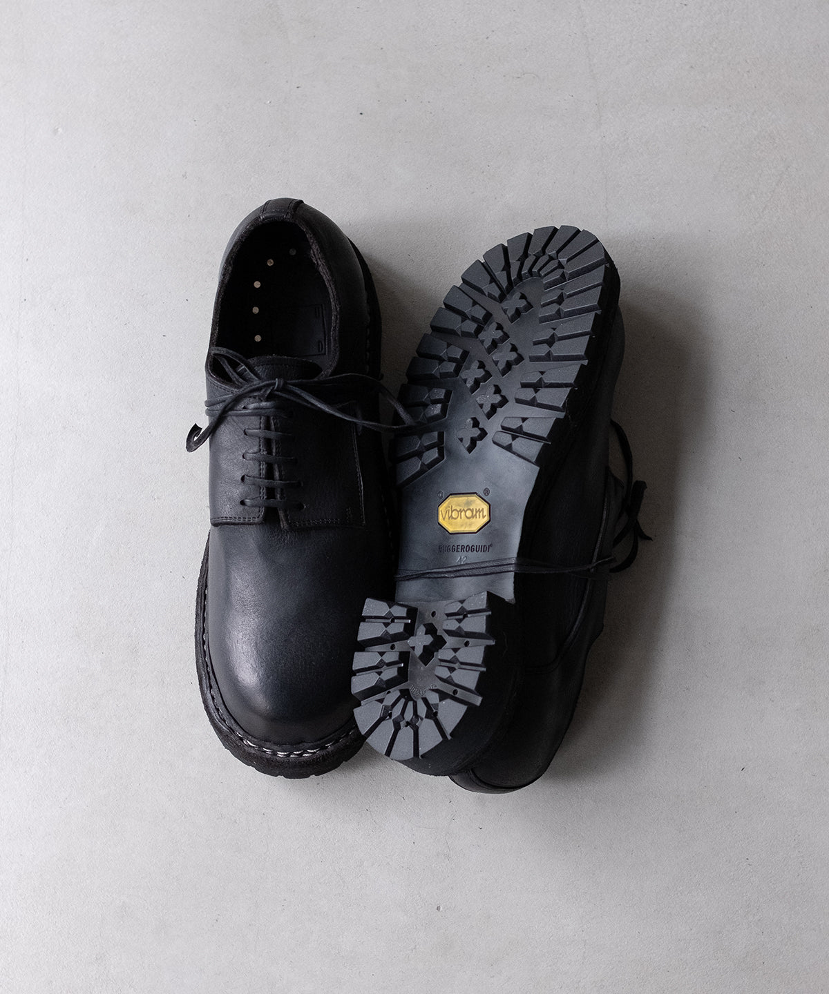 GR02V / CALF FULL GRAIN / LACED BIG DADDY SHOES