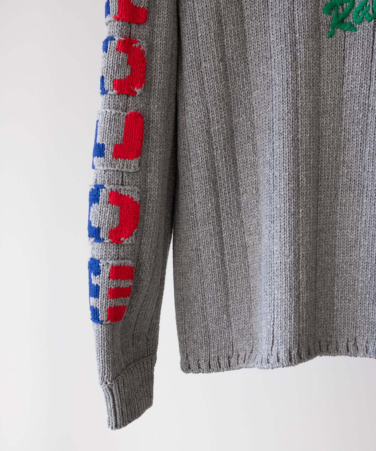 KNITTED RACING SWEATER