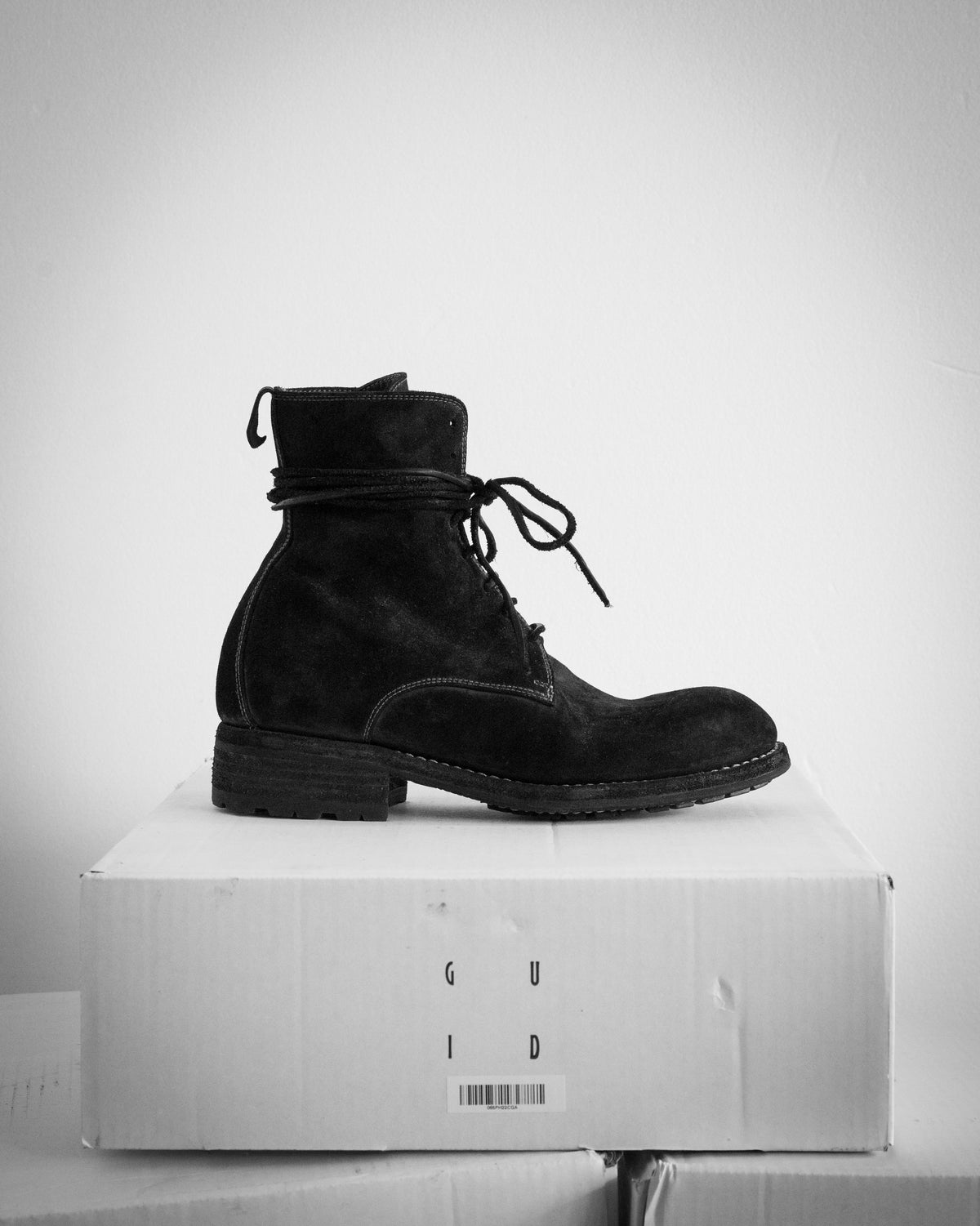 GUIDO_OLD VACCHETTA REVERSE CV LACED UP BOOTS- GUIDI&ROSELLINI