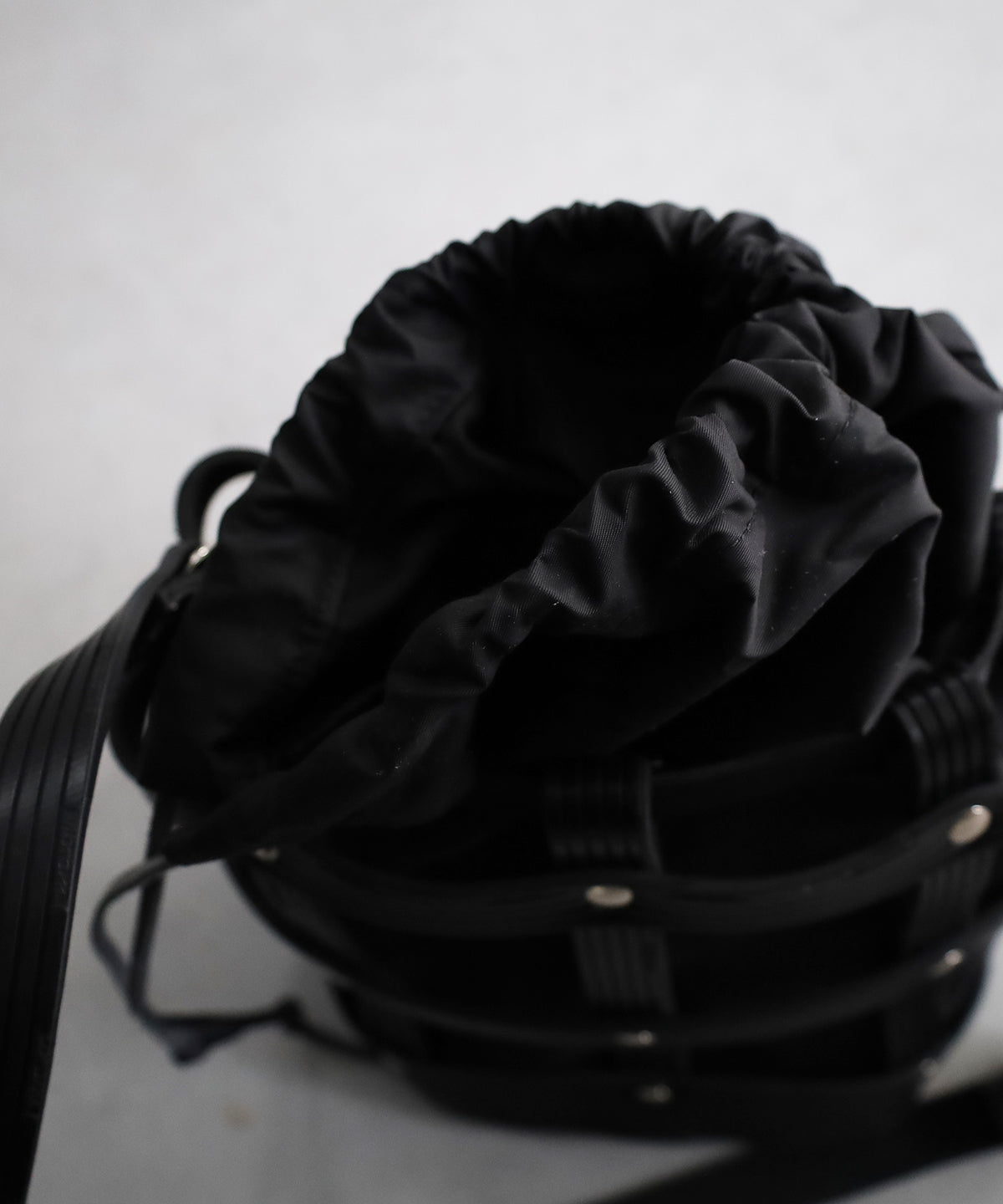 AB3 NYLON RUBBER BACKET BAG