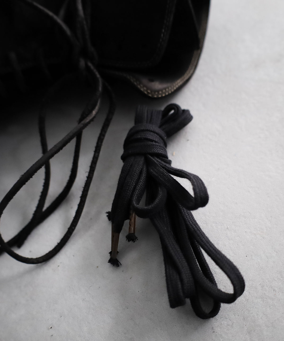 GUIDO_OLD VACCHETTA REVERSE CV LACED UP BOOTS- GUIDI&ROSELLINI