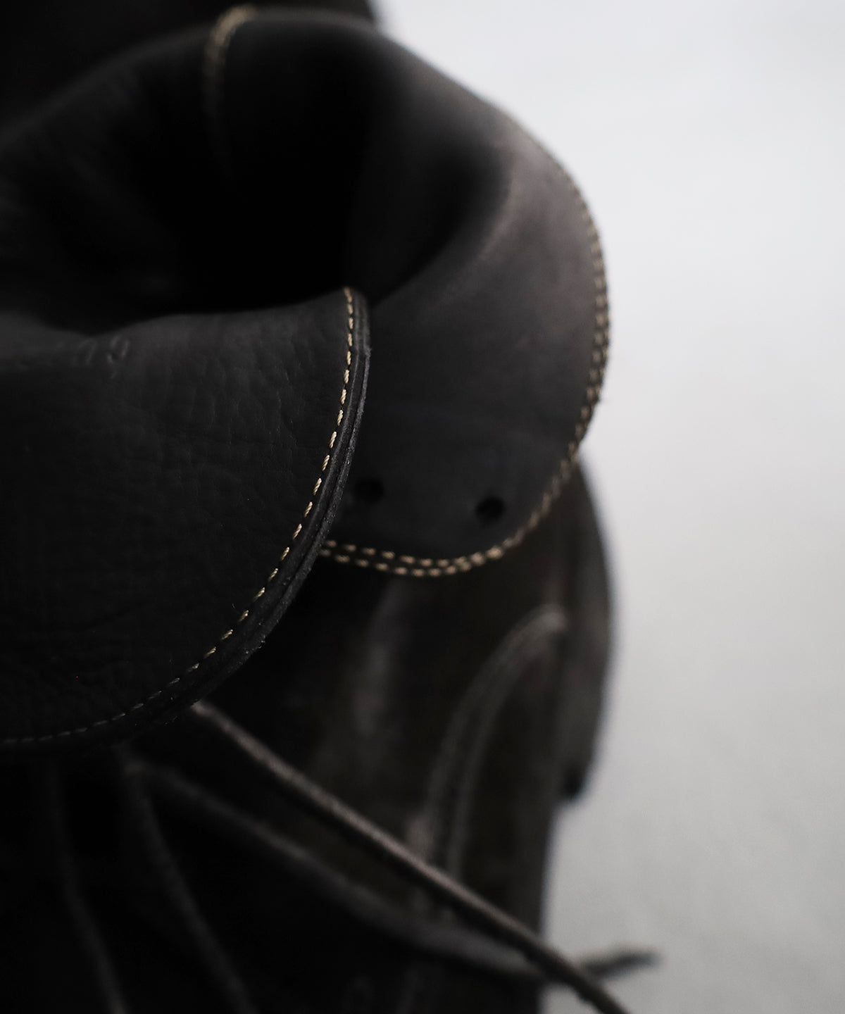 GUIDO_OLD VACCHETTA REVERSE CV LACED UP BOOTS- GUIDI&ROSELLINI