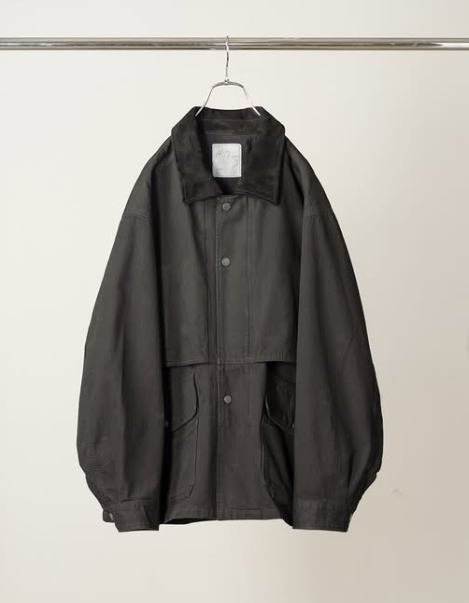 AGING DENIM HALF JACKET