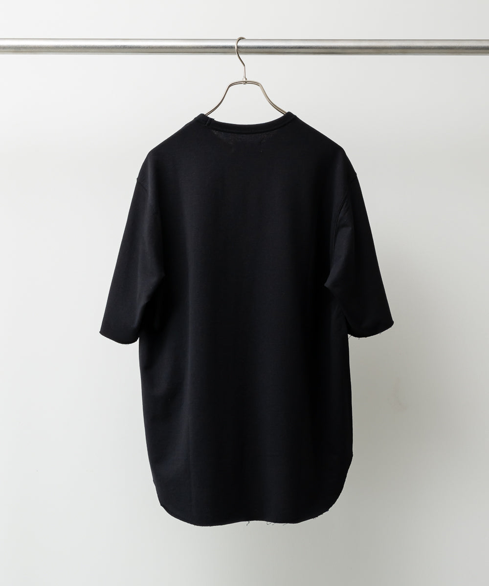 ROUND HEM CREW NECK S/S / オーガニック超長綿空紡インレイ