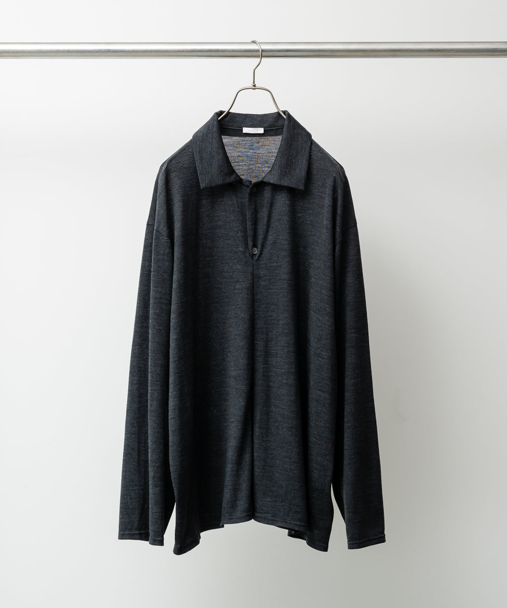 Wool Jersey Twisted polo Shirts
