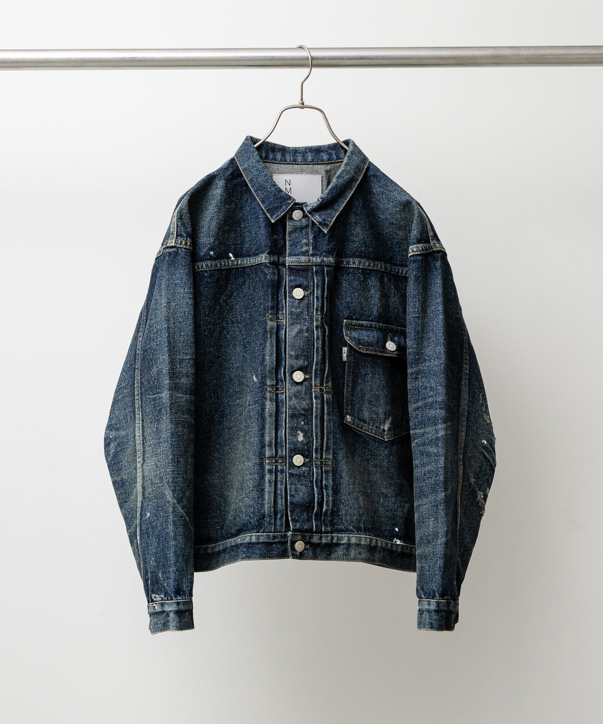 #001 T-BACK DENIM JACKET