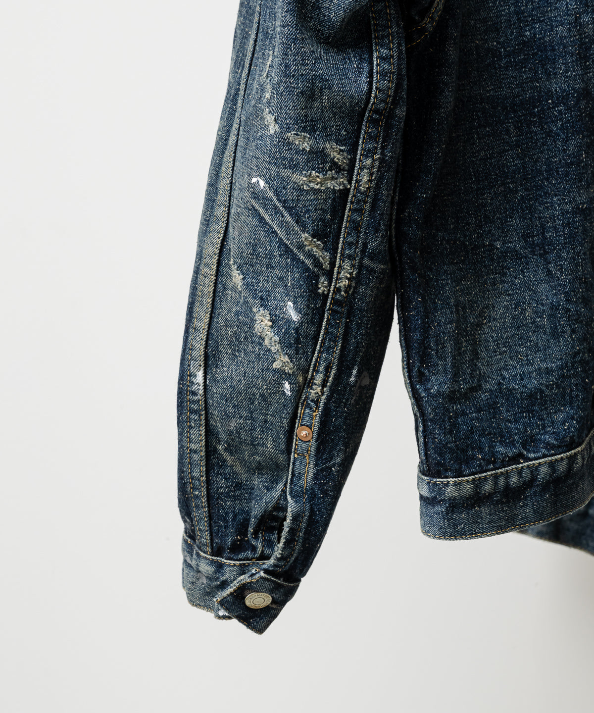 #001 T-BACK DENIM JACKET