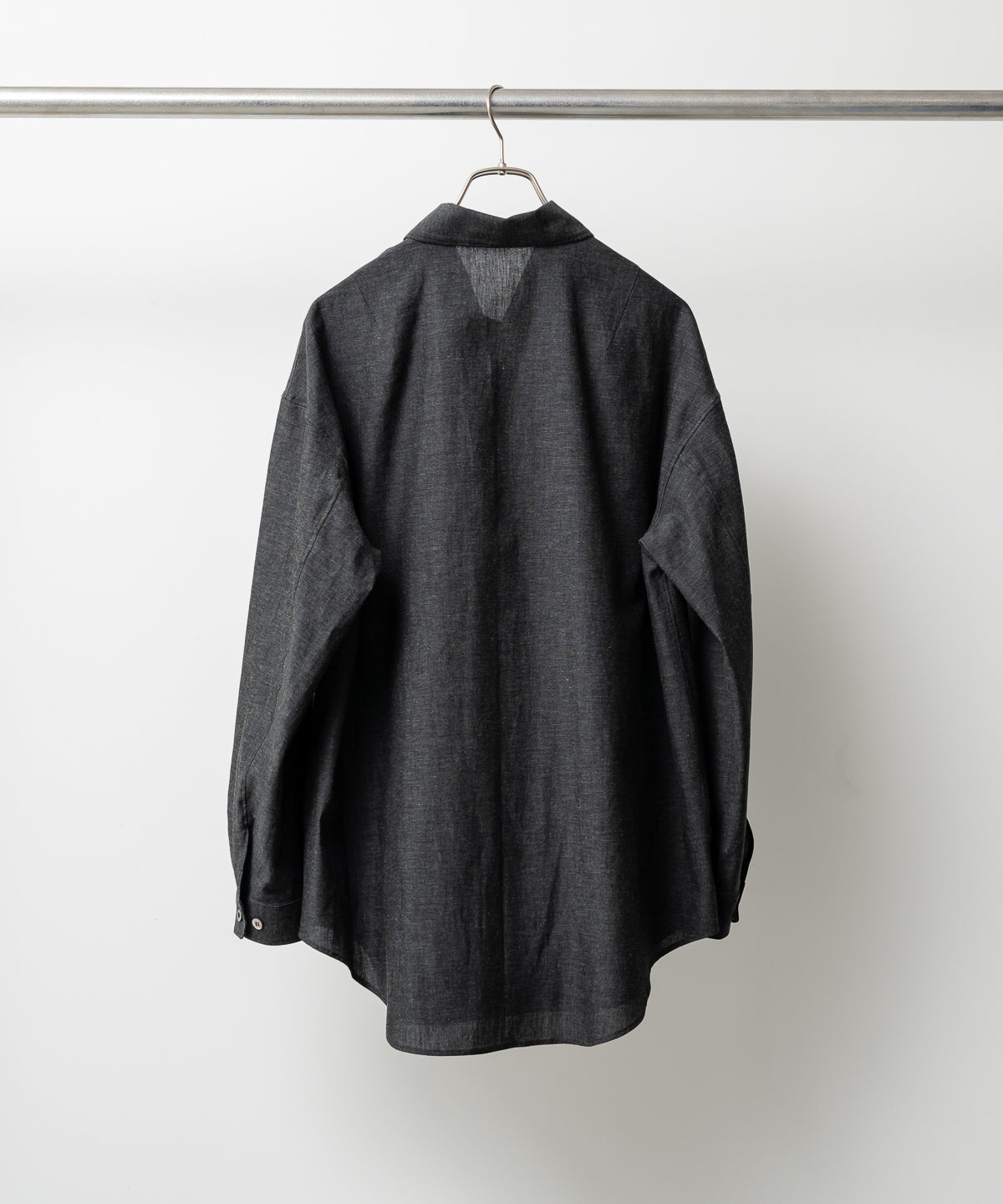 C THE C BLK CHAMBRAY SHIRT