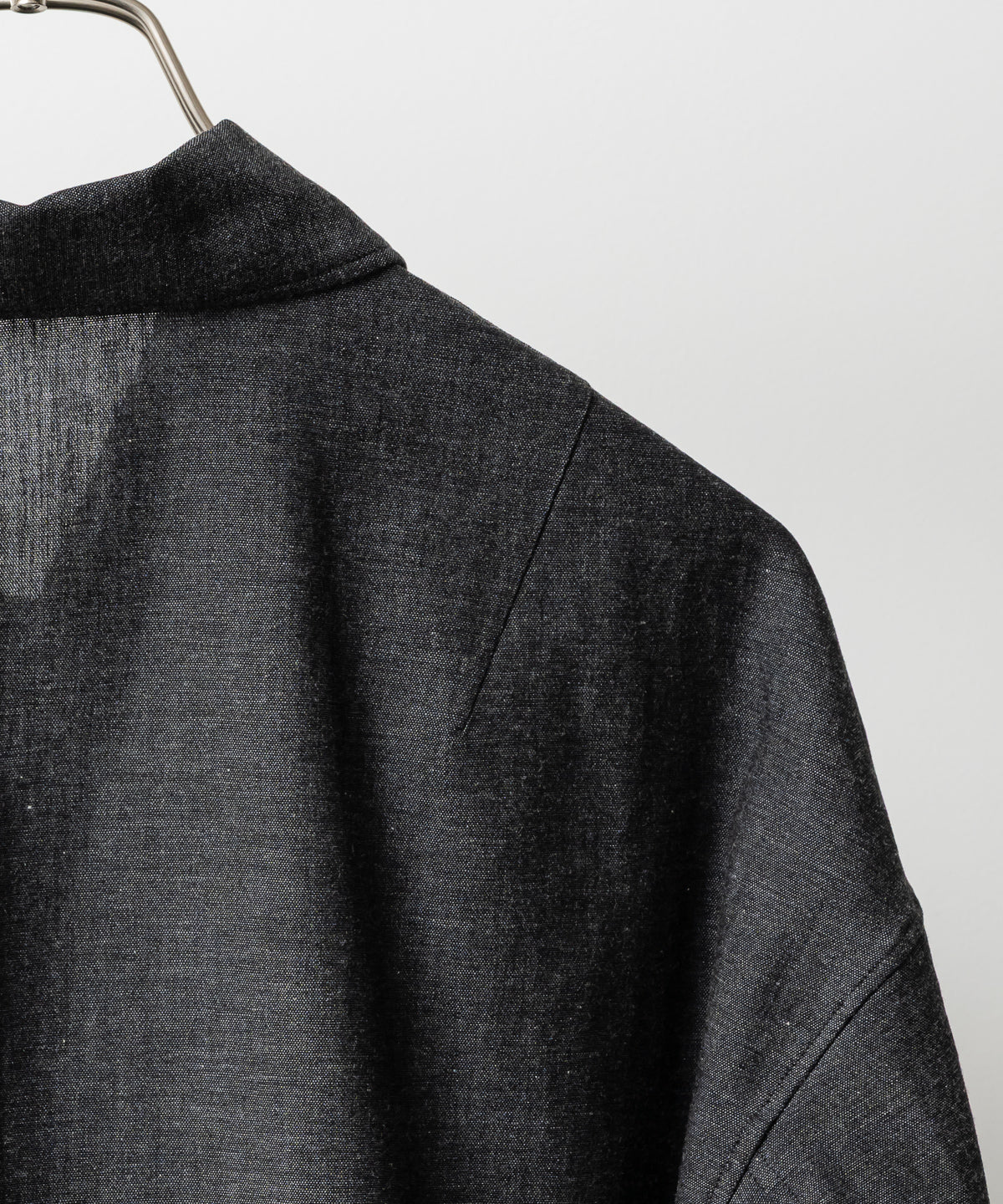 C THE C BLK CHAMBRAY SHIRT