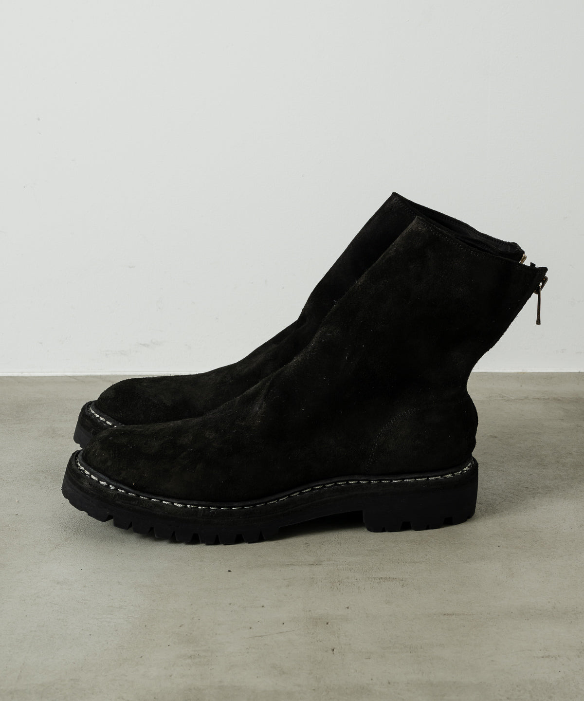 796V HORSE REVERSE, BACK ZIP BOOT