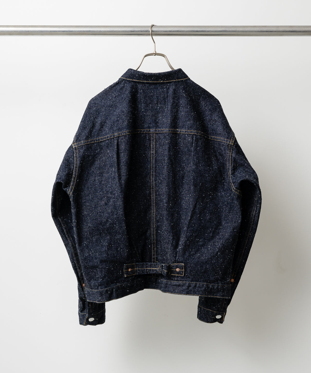 #001 T-BACK DENIM JACKET ONE-WASHED