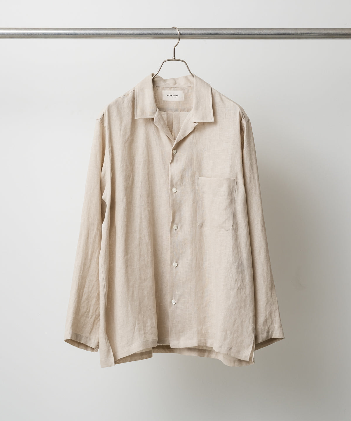COMFORT FIT OPEN COLLAR SHIRT