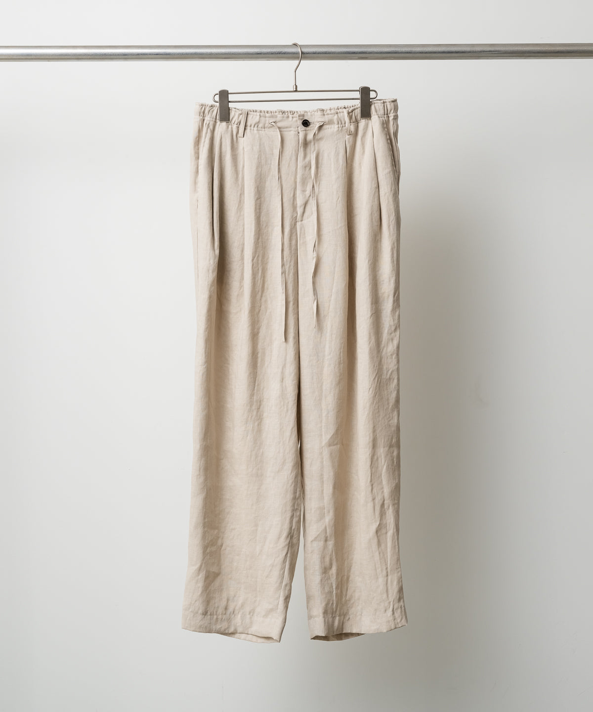 DOUBLE PLEATED EASY TROUSERS