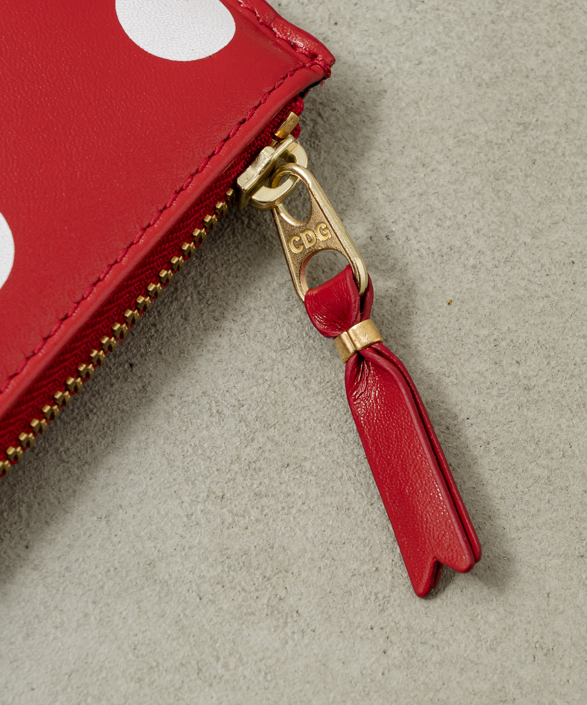 DOTS PRINTED L ZIP WALLET