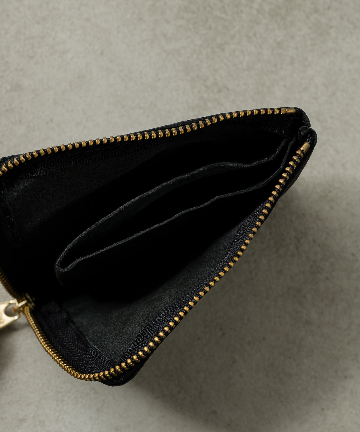 WASHED L ZIP WALLET
